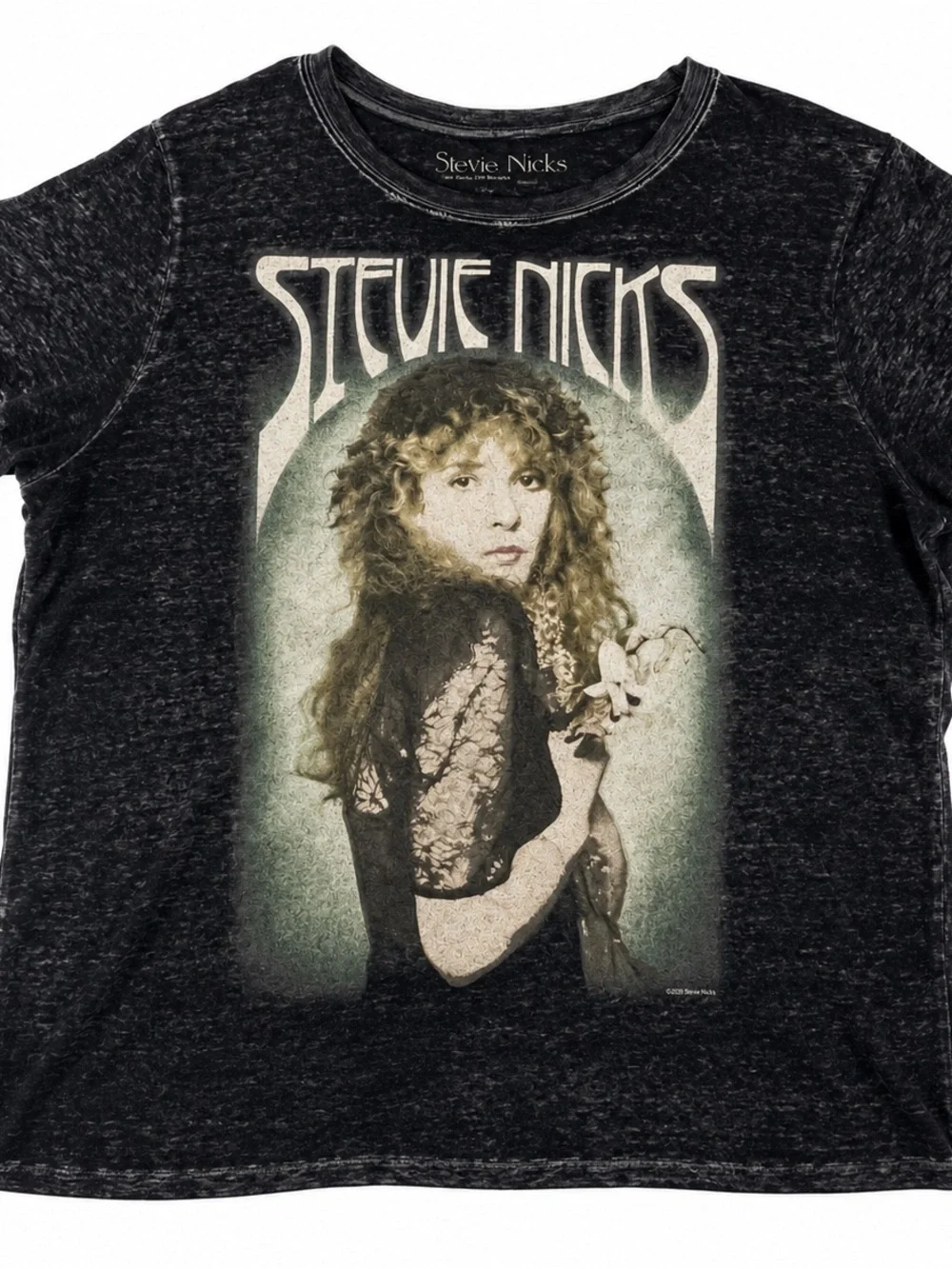 Stevie Nicks Black Graphic Tee - Short Sleeve
